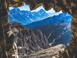 The open-air museum of the Great War, in Lagazuoi