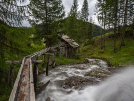The old mills of Val di Morins